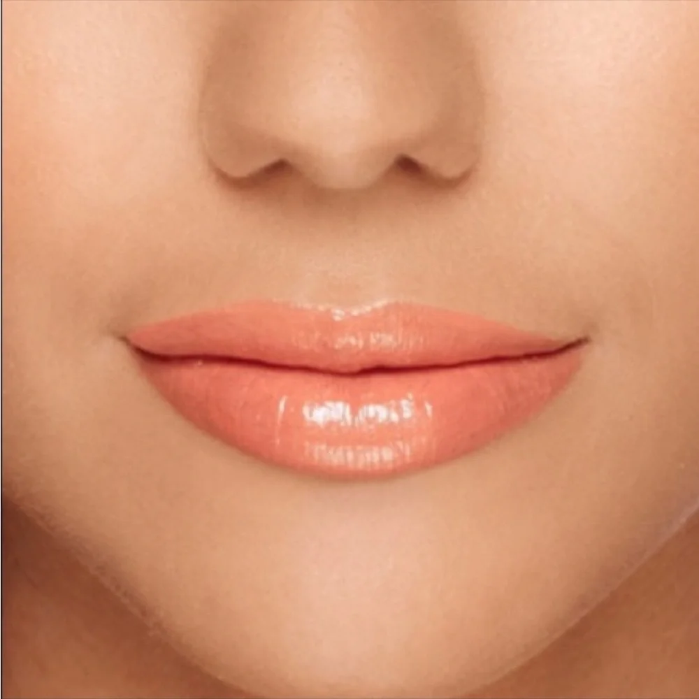 Too Faced Sweet Peach Creamy Peach Oil Lip Gloss NWT NIB in Poppin Peach Full sz